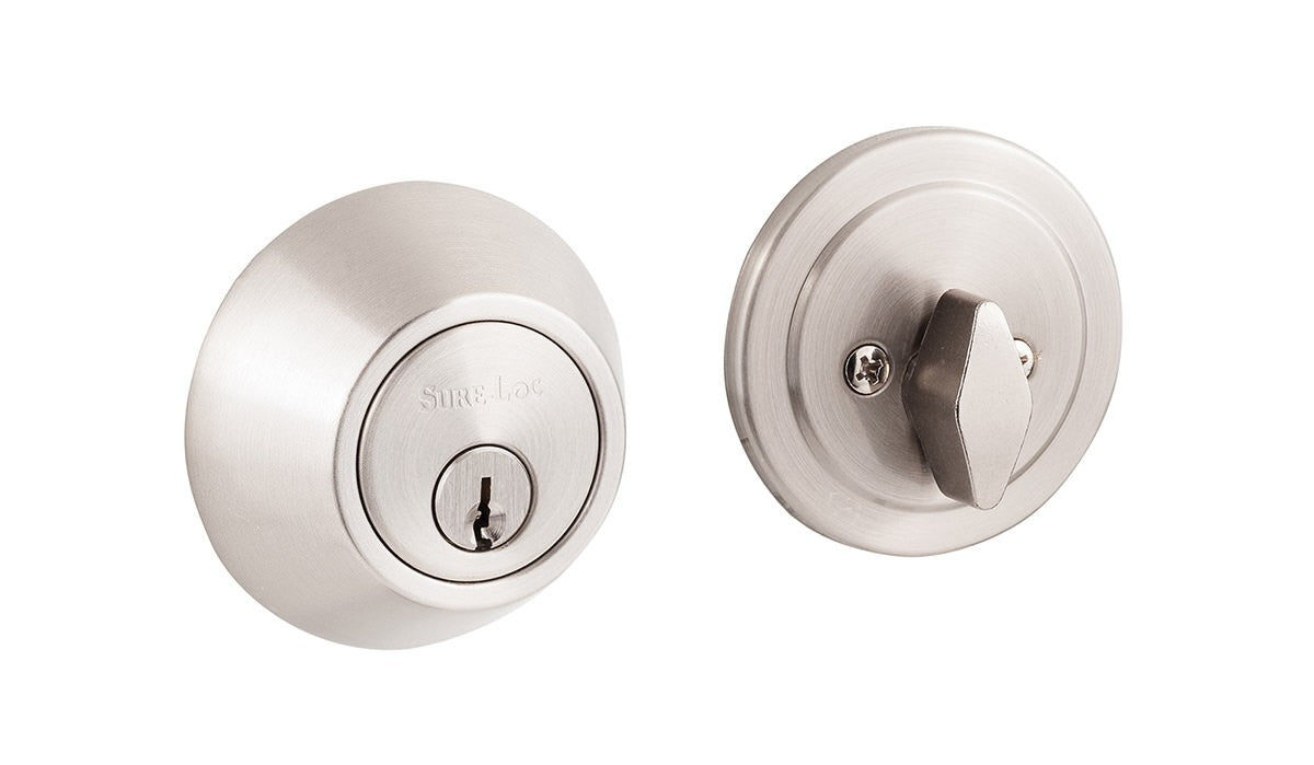 Sure-Loc DB202 15 satin nickel double cylinder