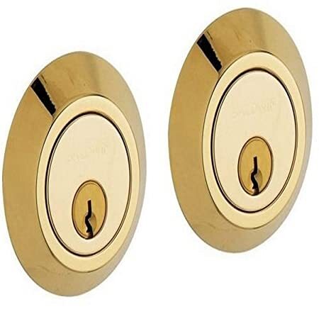 Sure-Loc DB202 3 polished brass double cylinder
