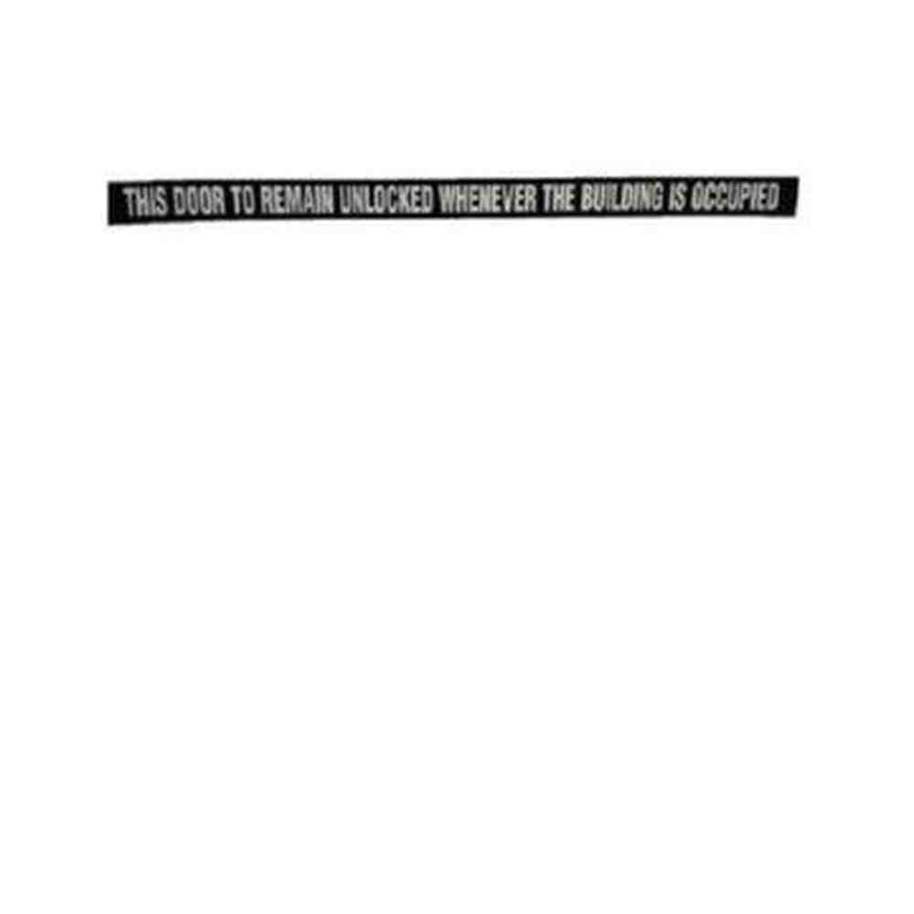 Don-Jo DD6 white on black decal