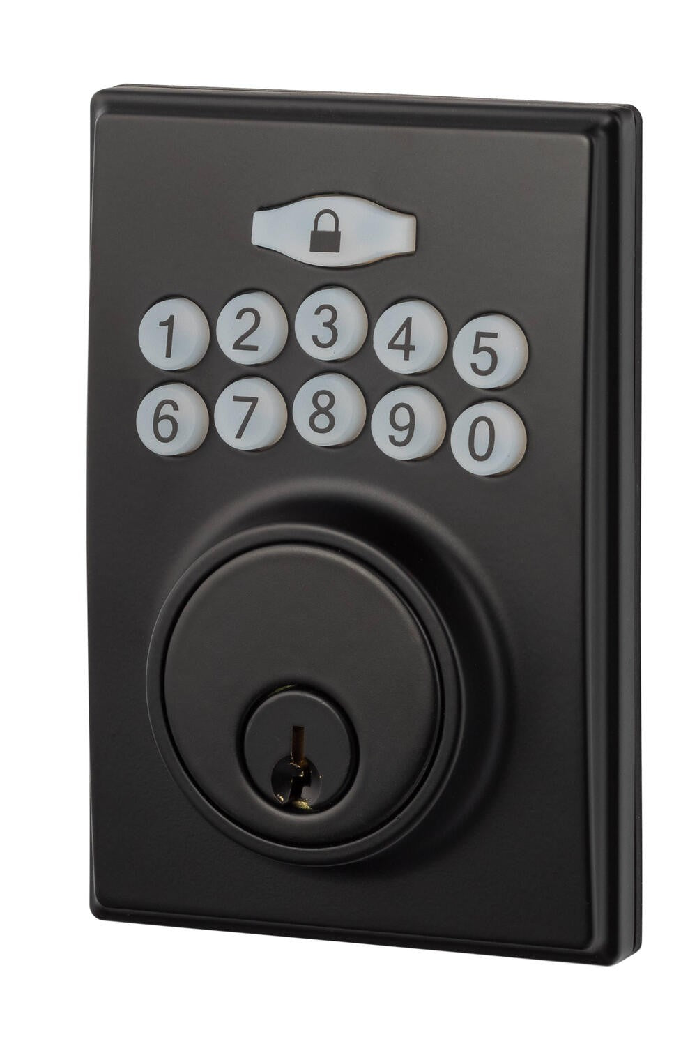 Sure-Loc Modern DK201-MD FBL flat black keypad deadbolt