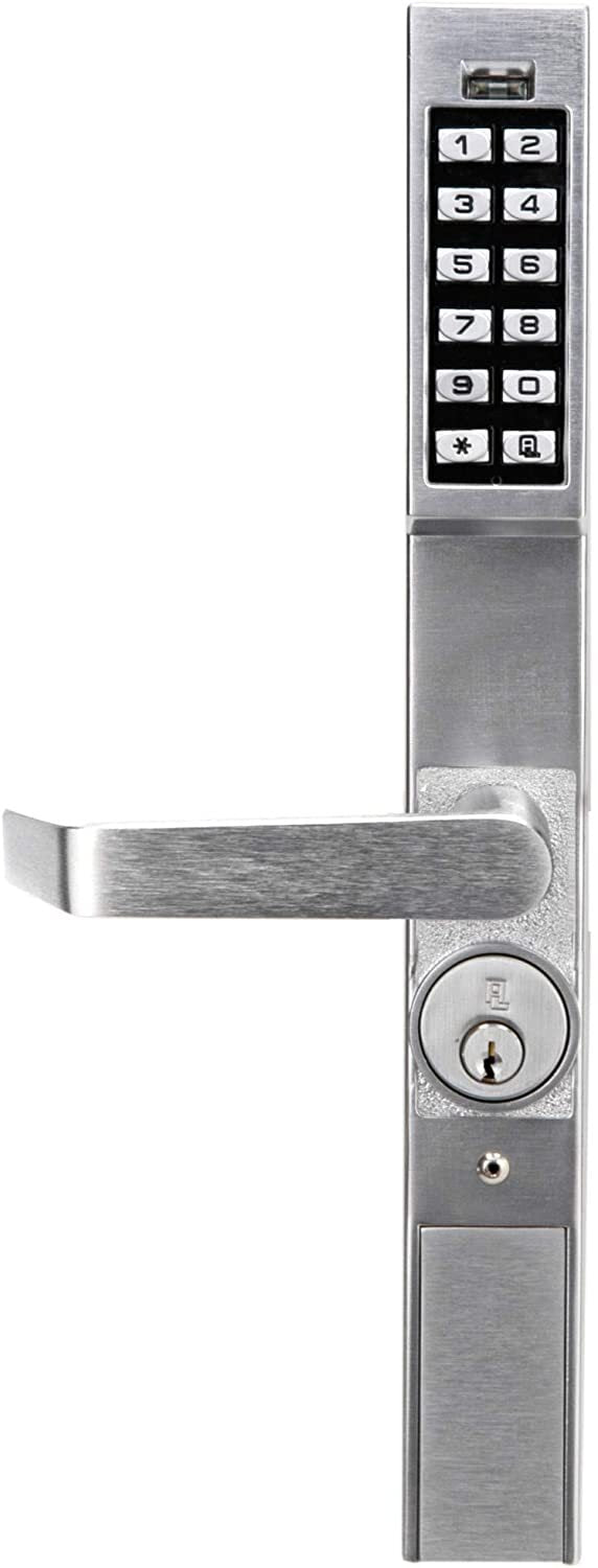 Alarm Lock DL120010B1 Trilogy Narrow Stile Digital Lever Lock