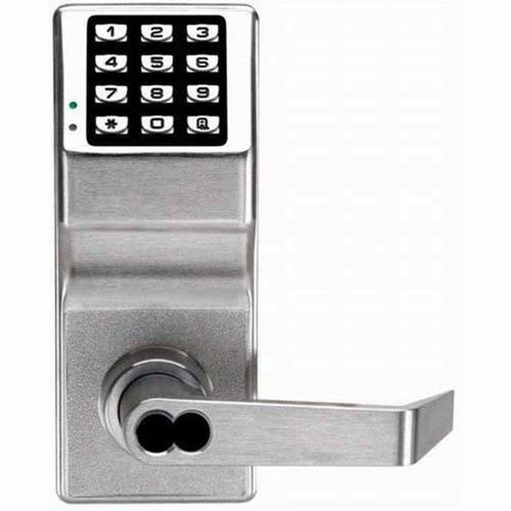 Alarm Lock DL2700IC26DY satin chrome digital lever lock