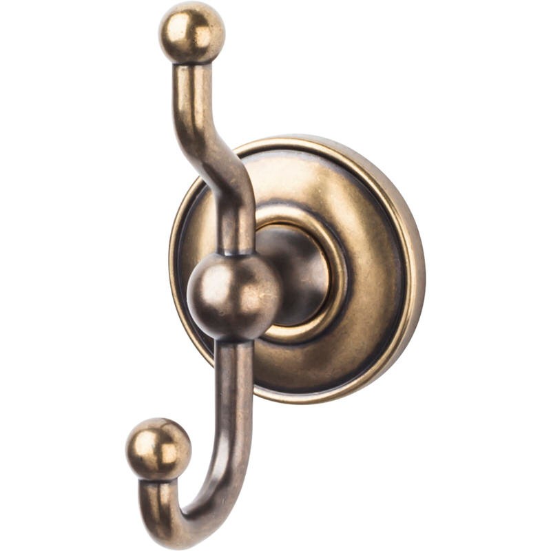 Top Knobs ED2GBZD german bronze double robe hook