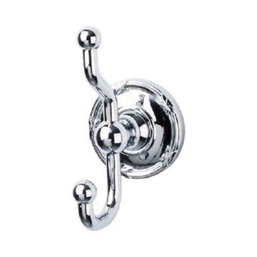 Top Knobs ED2PCE polished chrome robe hook