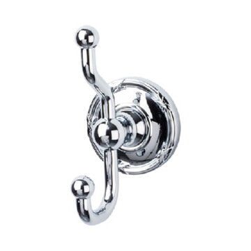 Top Knobs ED2PCE polished chrome robe hook