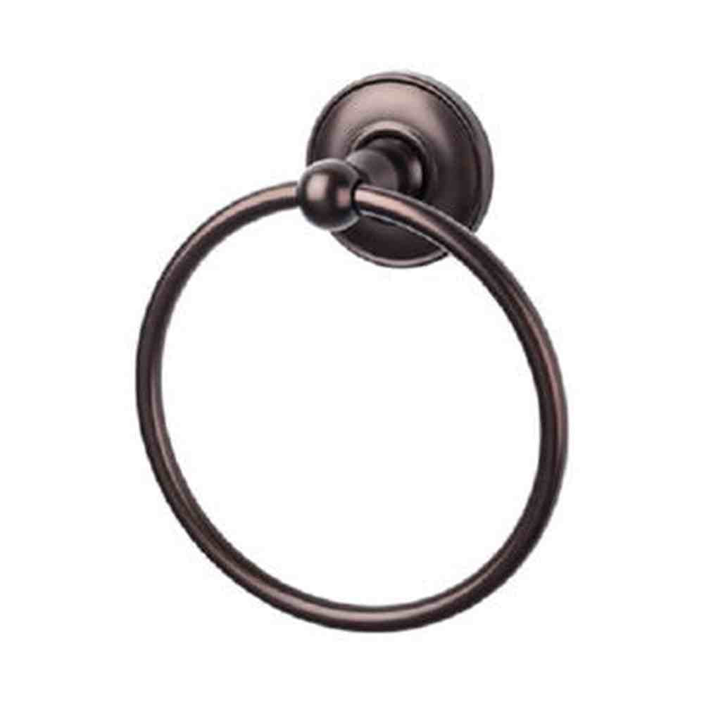 Top Knobs ED5ORBD oil rubbed bronze towel ring