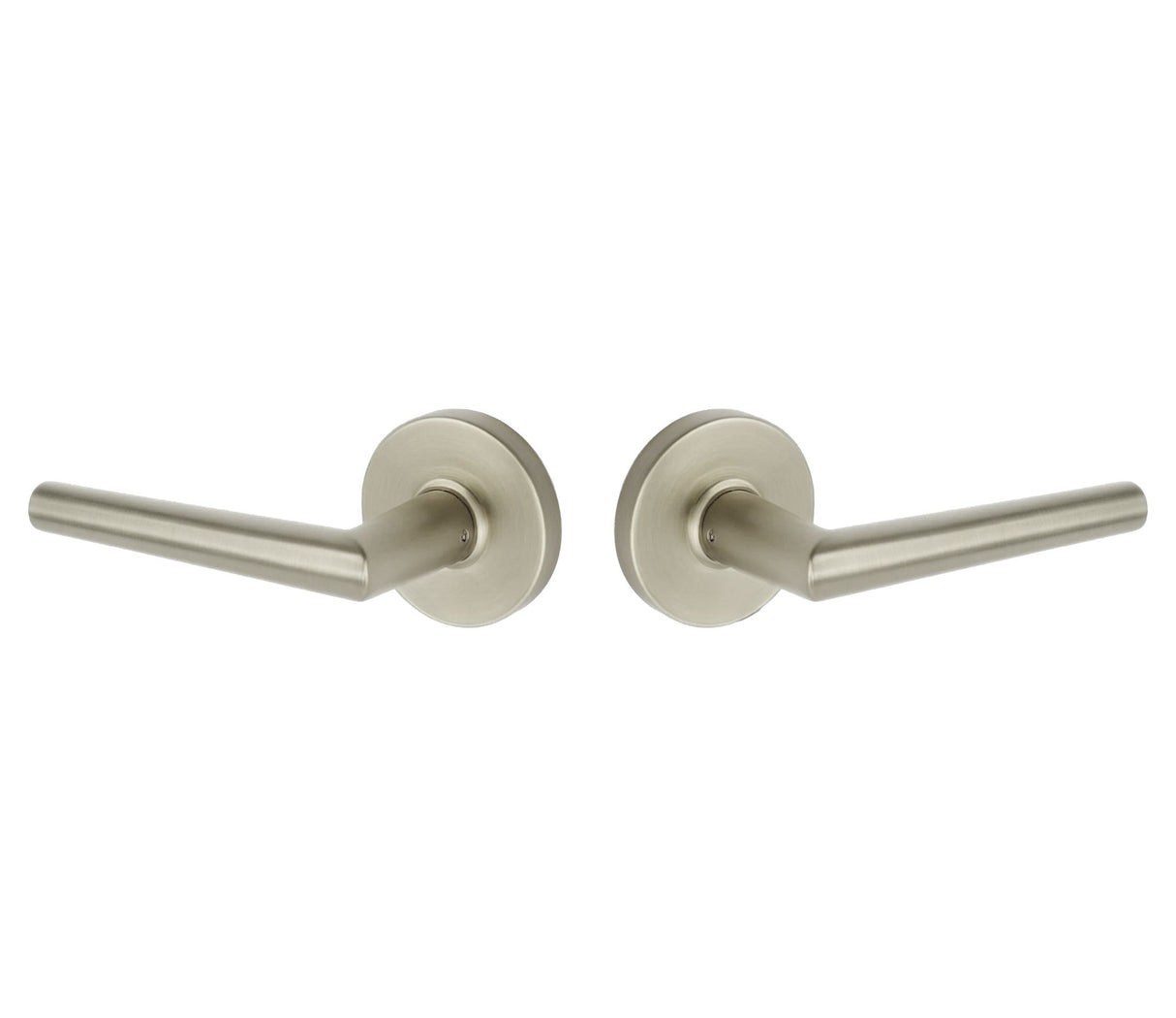 Expressions by Emtek EE3120LENMB Passage Lock with Lennon Lever and Round Rose in Satin Nickel