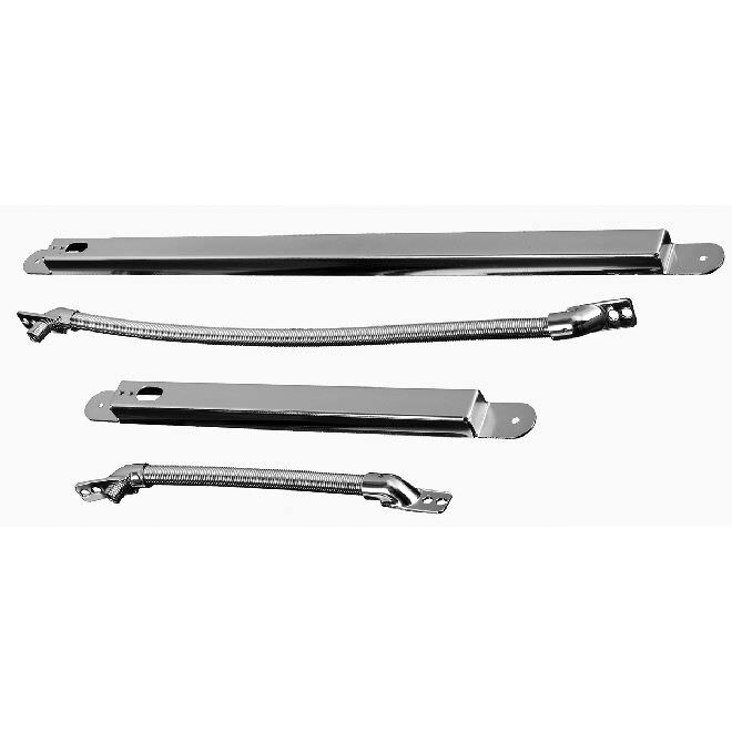 Securitron ELCEPT satin stainless steel power transfer
