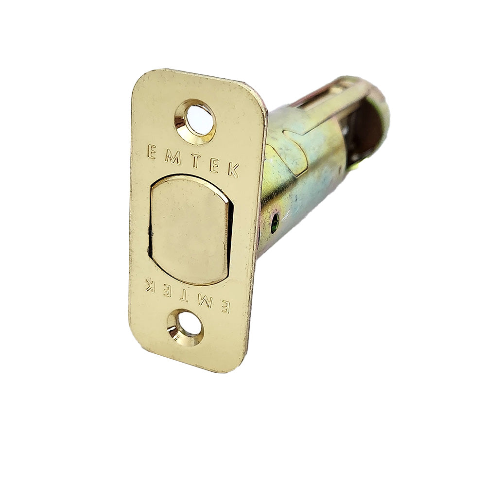 Emtek Deadbolt Latch 2-3/4" Backset in Polished Brass Lifetime