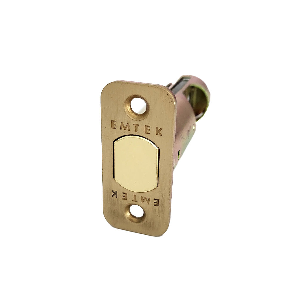 Emtek Deadbolt Latch 2-3/8" Backset in Satin Brass