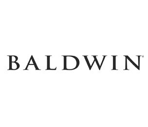 Baldwin ENCURTAR044 satin brass keyed entry door lever