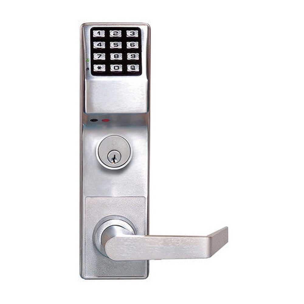 Alarm Lock ETDLS1G26DV99 satin chrome keyed entry lever