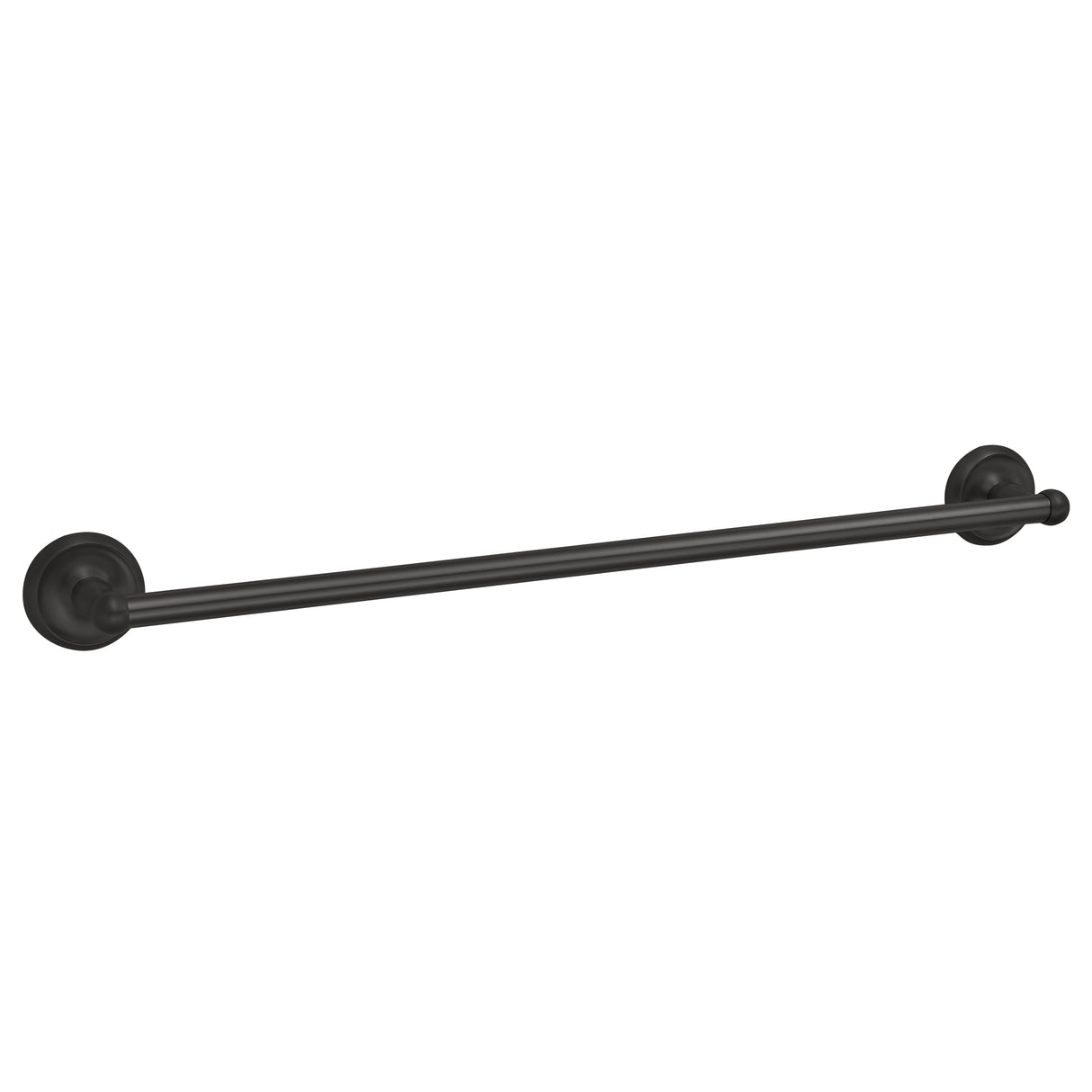 GEO EV2434 24" x 3/4" Classic Towel Bar Set - Matte Black