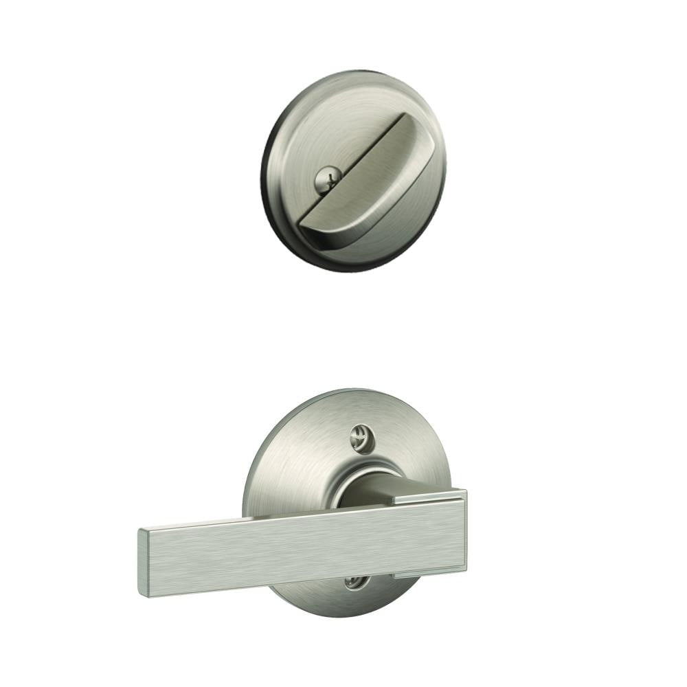 Schlage F59NBK619 satin nickel interior active trim