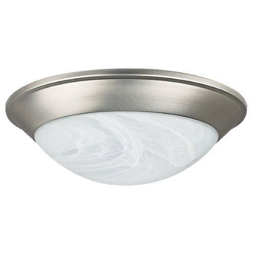 Sunset Lighting F7176-53 One Light Flush Mount Satin Nickel