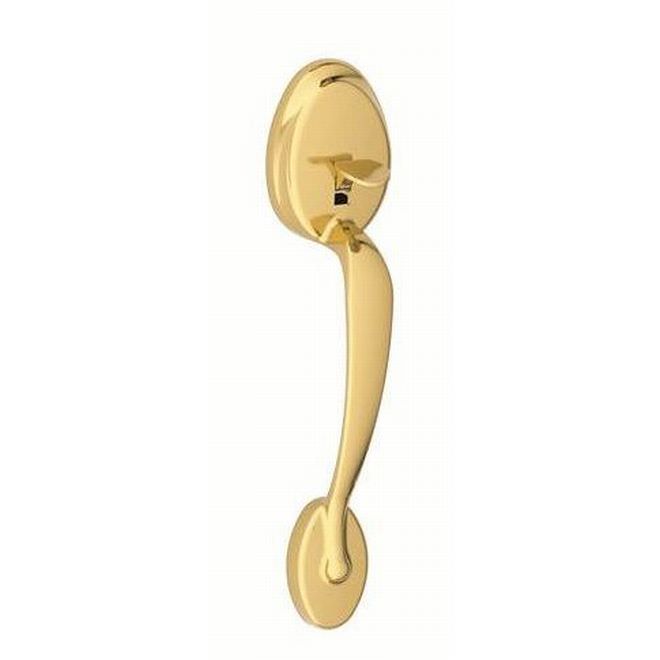 Schlage FE285PLY716FLARH FE285-PLY-FLA-RH Plymouth Lower Handleset for Electronic Keypad with Flair Interior Right Hand Lever Aged Bronze