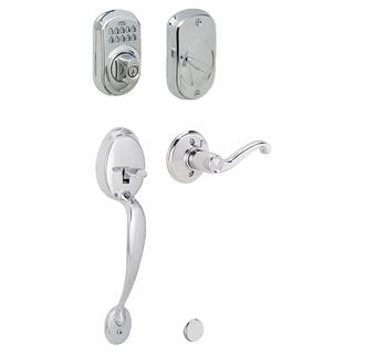 Schlage FE365-PLY-FLA-LH electronic keypad handleset