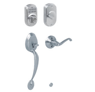 Schlage FE365-PLY-FLA-LH electronic keypad handleset