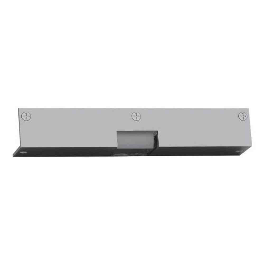 HES FP-310-6-8-627 satin aluminum electric strike faceplate