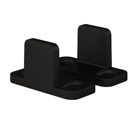 Orca Hardware FT-ADJGD-BL barn door guide, front view