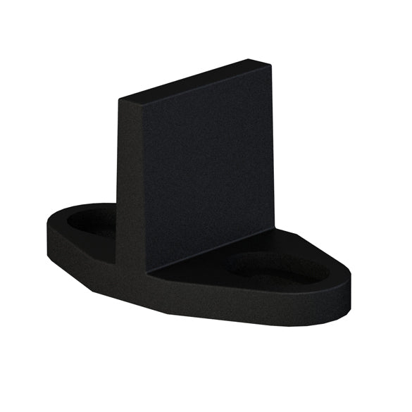 Orca Hardware FT-METGD-BL black barn door guide