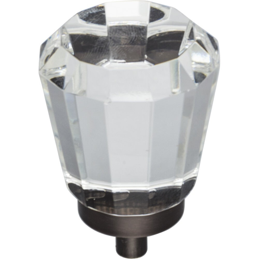 Jeffrey Alexander G150L-DBAC Harlow cabinet knob in satin stainless, additional view