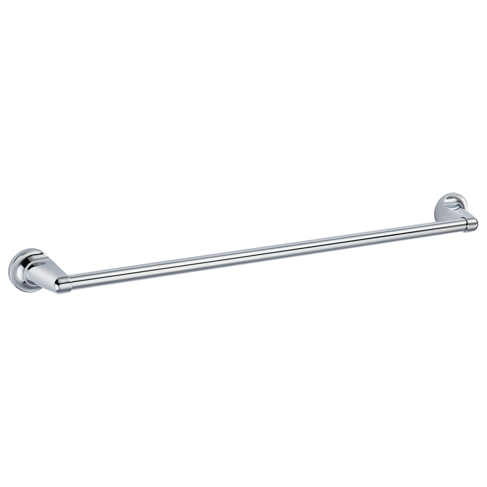 GEO GBA-GD2434 24" x 3/4" Transitional Towel Bar with 2-3/16" Base - Polished Chrome