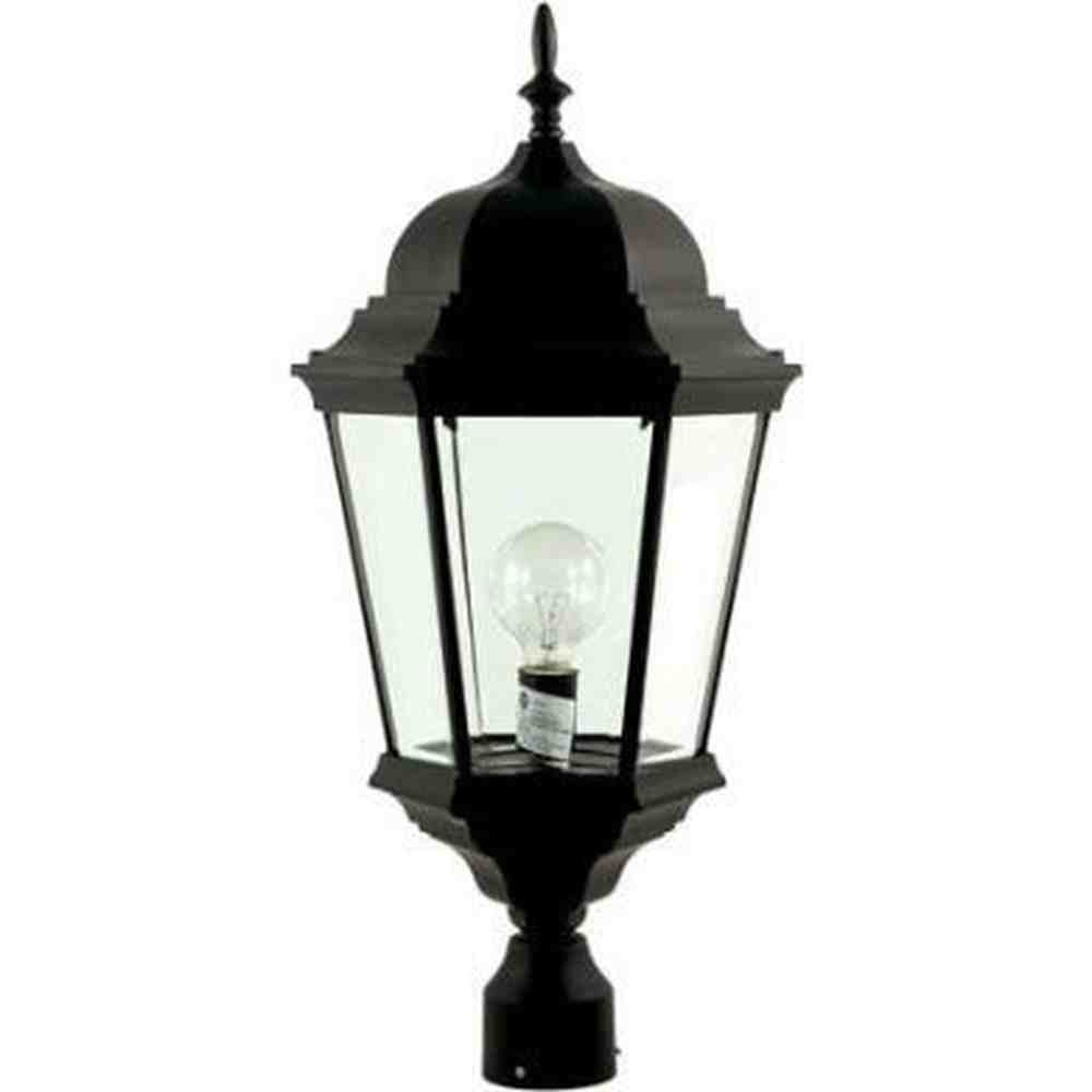 Dabmar Lighting GM235-L20-50K-W white outdoor post light fixture