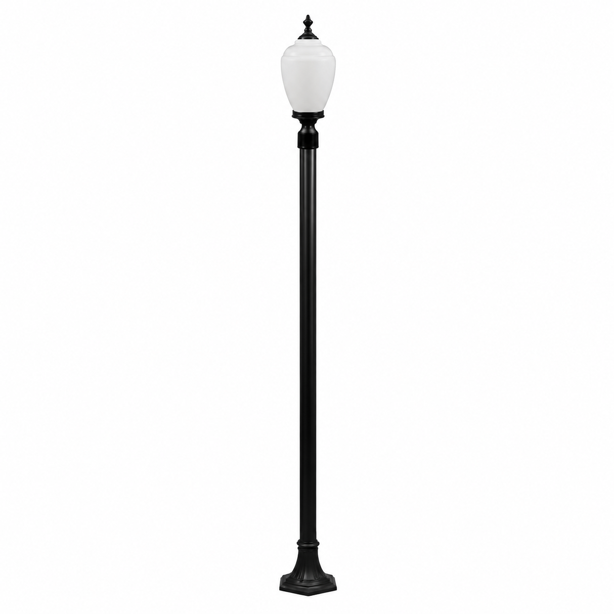 Dabmar Lighting GM2851-L18-30K-B black post light & pole