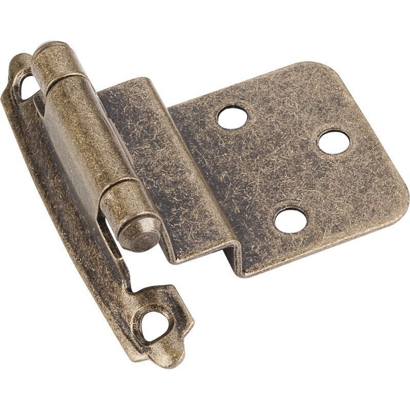Hardware Resources H5922BB burnished brass self closing hinge