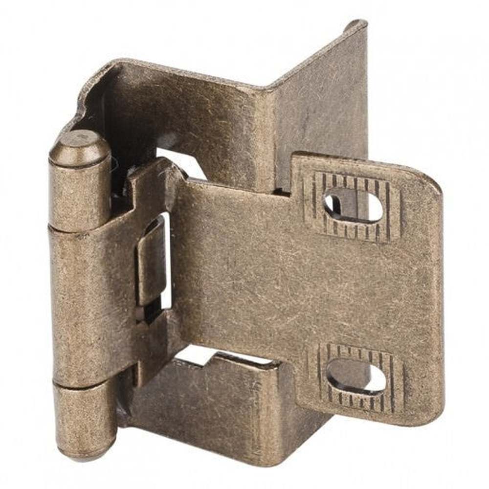 Hardware Resources H6441BB burnished brass overlay full wrap hinge