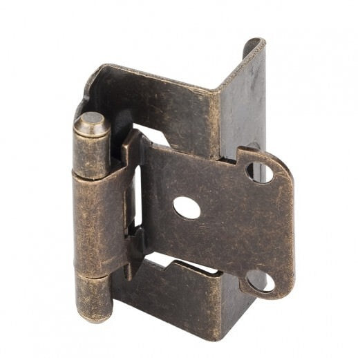 Hardware Resources H6541AB brushed antique brass self closing hinge