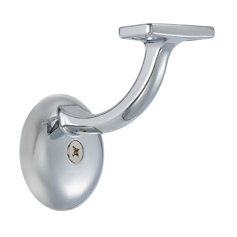 GEO GBH-HBJ3 2-3/16" x 3-1/4" Jumbo Heavy Duty Handrail Bracket - Polished Chrome