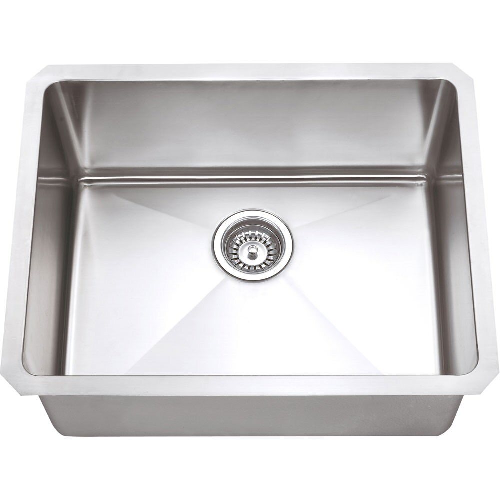 Hardware Resources HMS175 Stainless Steel (16 Gauge) Fabricated Kitchen Sink