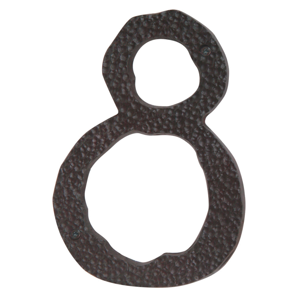 Atlas Homewares HN8L-O aged bronze house number