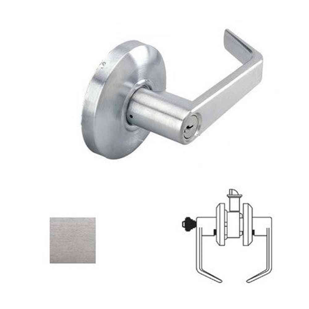 Cal-Royal ICSL03-26D-2-3/8 satin chrome classroom door lever