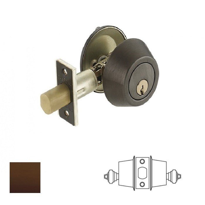 Cal-Royal ICT330-10B sfic deadbolt in oil-rubbed bronze, additional view