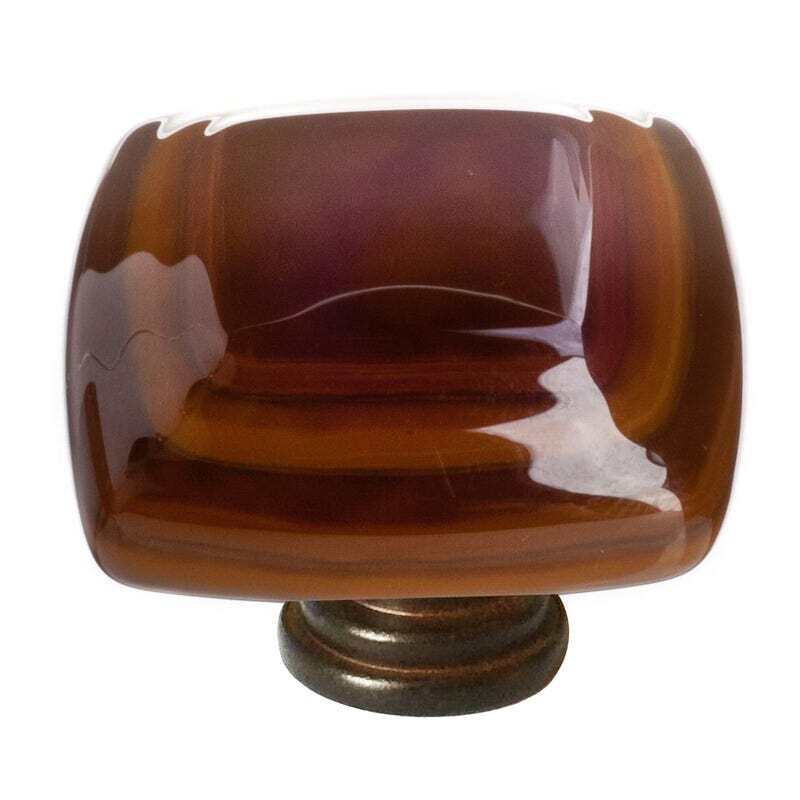 Sietto K-102-ORB oil rubbed bronze square cabinet knob