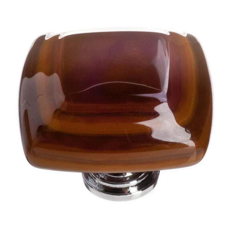 Sietto K-102-PC polished chrome square cabinet knob