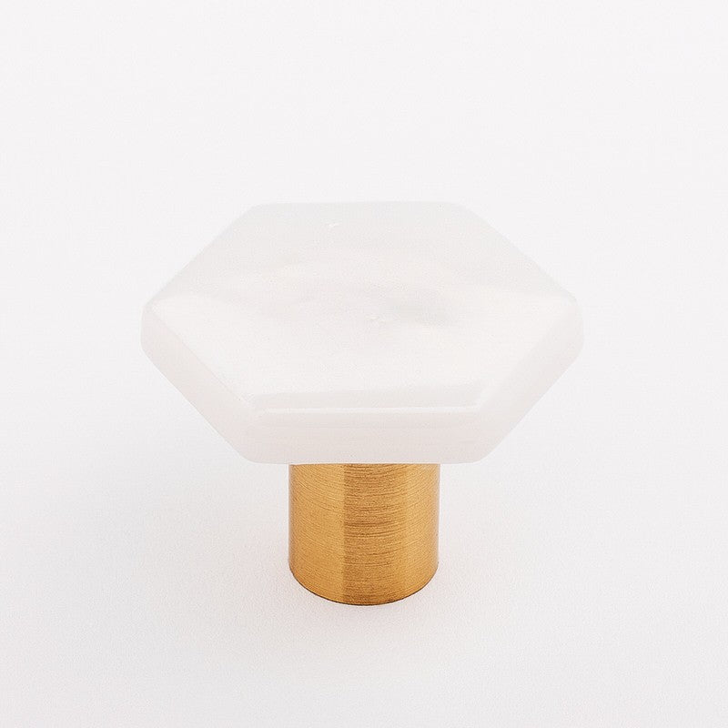 Sietto K-1701-SB satin brass cabinet knob