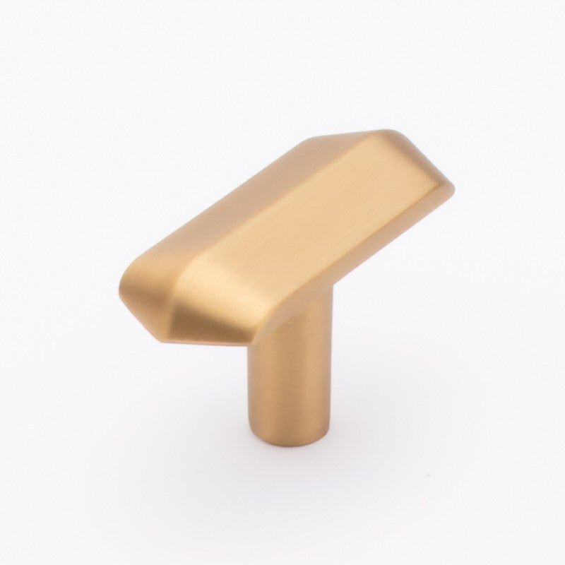Sietto K-2003-SB satin brass cabinet knob