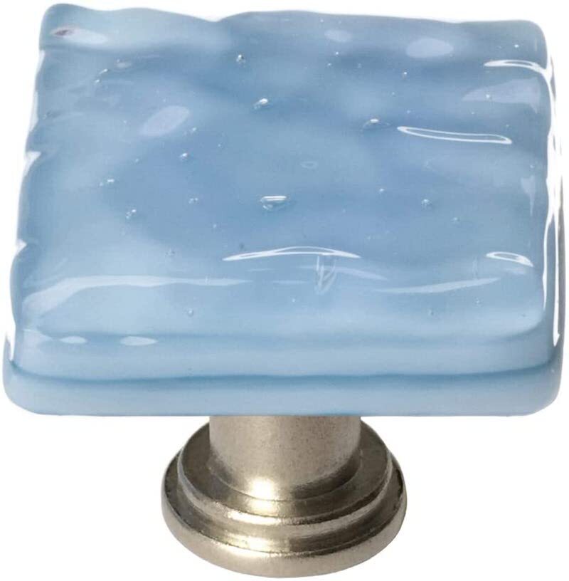 Sietto K-215-SN satin nickel square cabinet knob