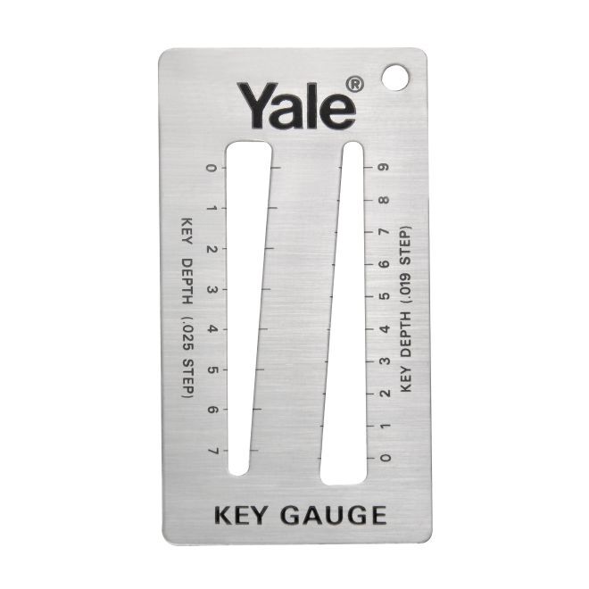 Yale KG1 key gauge, front view