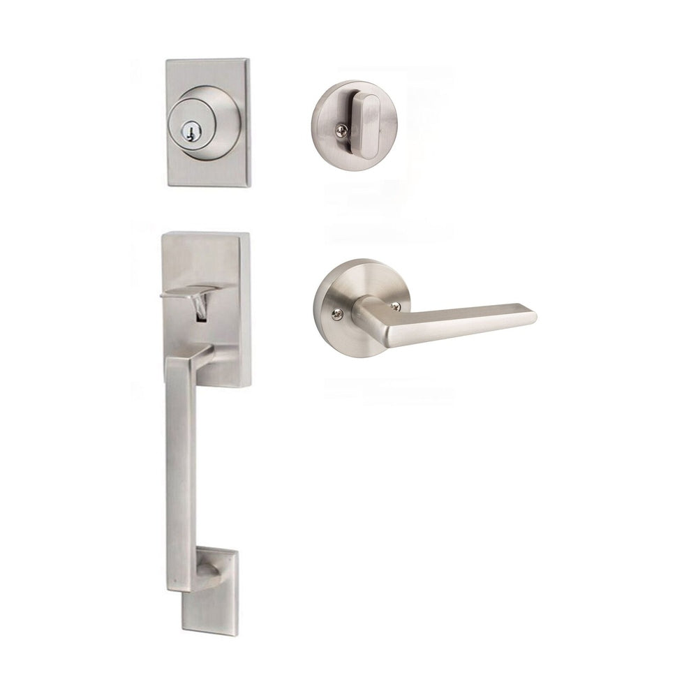 Sure-Loc KN507-R-BS-RD 15 satin nickel single cylinder handleset