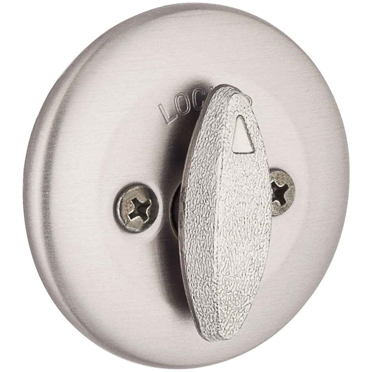 Kwikset 663 Rated One Sided Turn Deadbolt in Satin Nickel