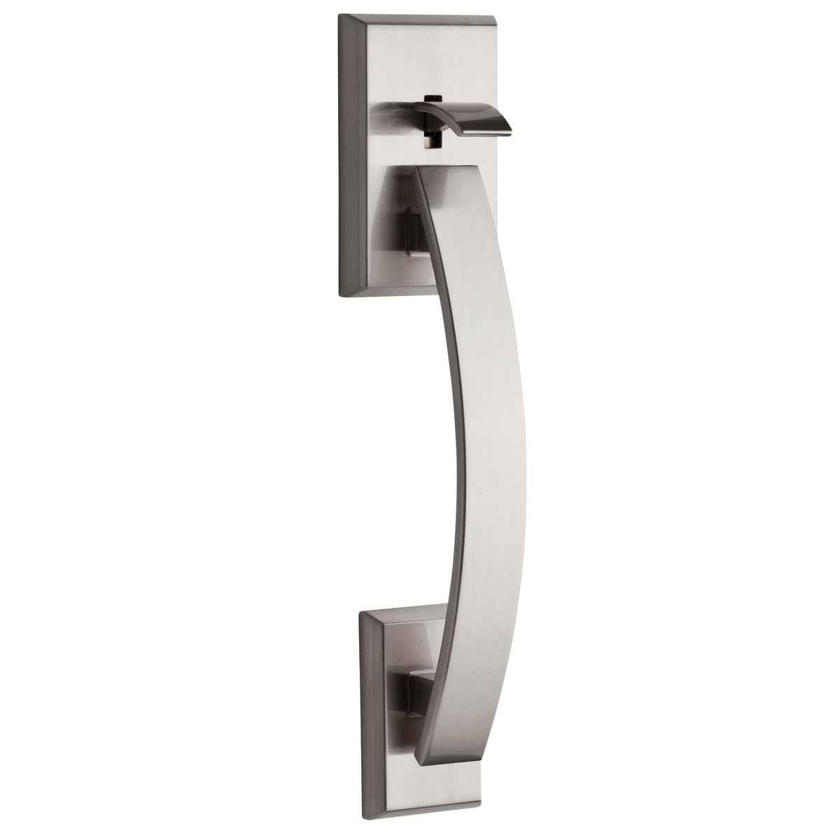 Kwikset 814TVH Tavaris Handle Only; No Deadbolt in Satin Nickel
