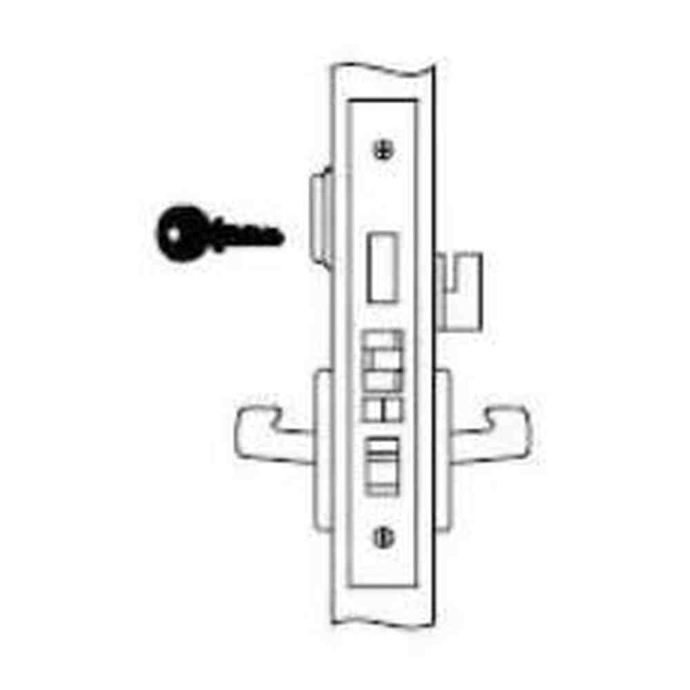 Yale LBDY8807FL626 satin chrome entry lock body only