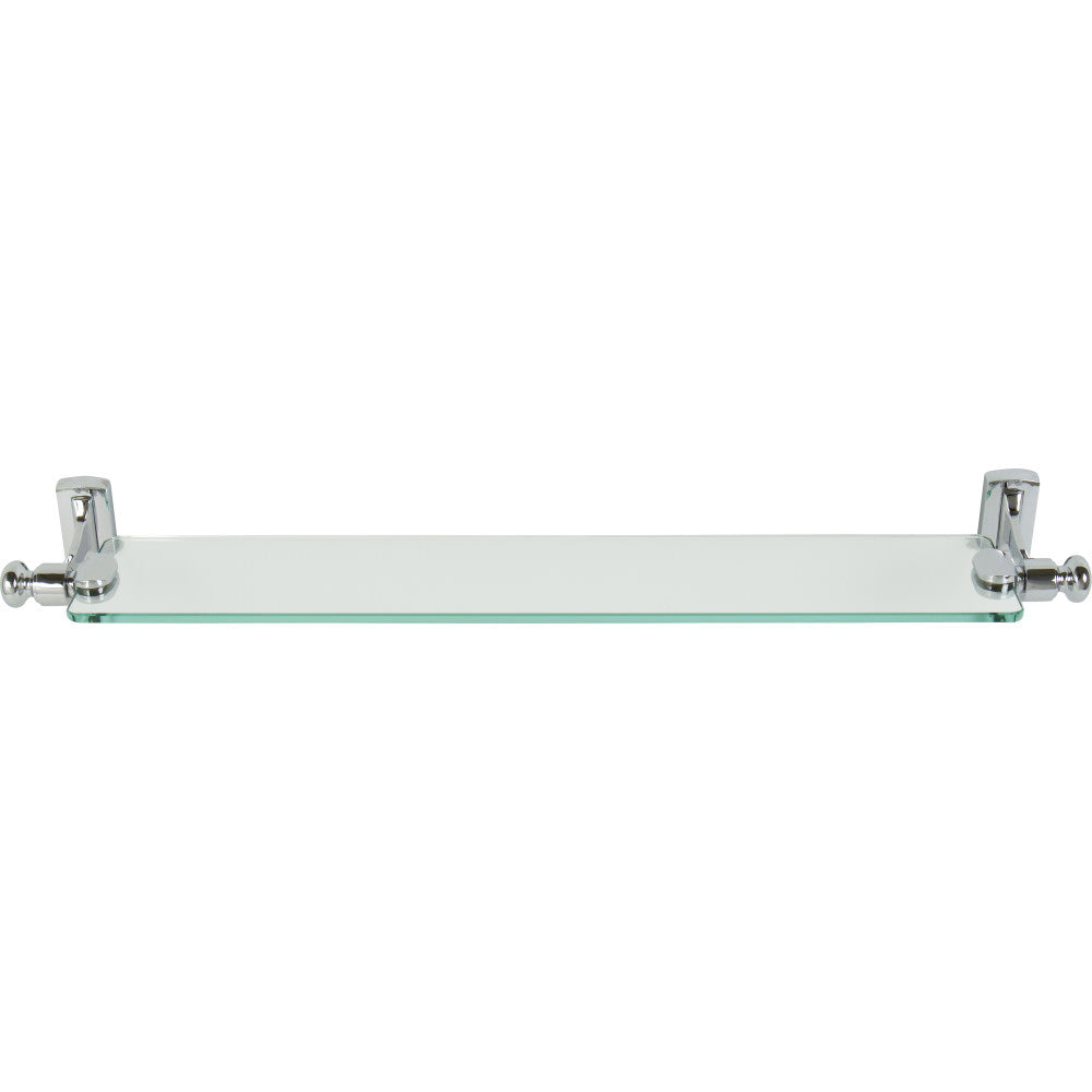 Atlas Homewares LGSF-CH polished chrome glass shelf