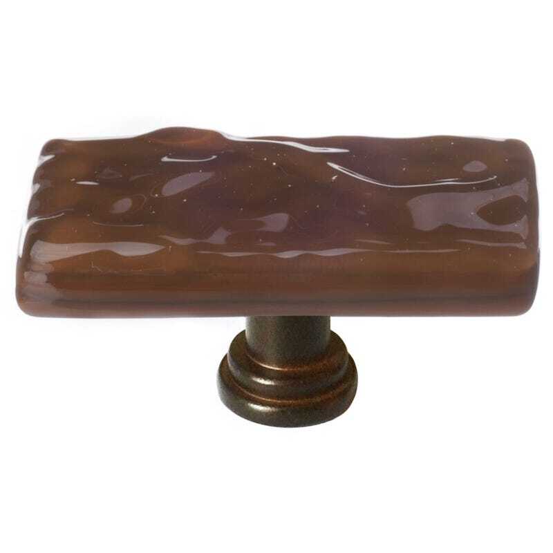 Sietto LK-209 Glacier Woodland Brown Long Knob, front view