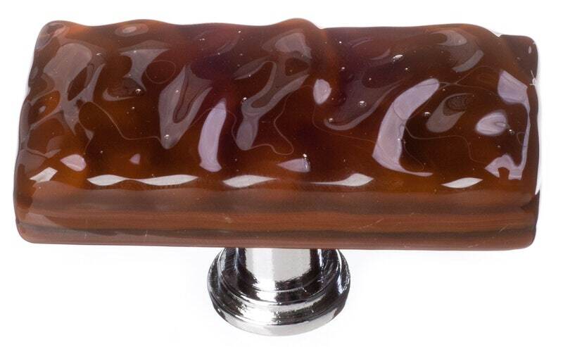 Sietto LK-209 Glacier Woodland Brown Long Knob, front view